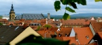 Bamberg eingebettet ins oberfränkische Hügelland
